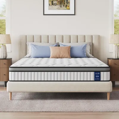 Immagine prodotto di Materasso BedStory 140x200 cm, materasso a molle insacchettate, altezza 31 cm, materasso ortopedico