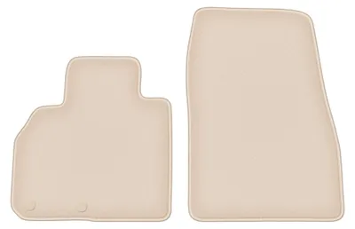 Imagen del producto de Alfombrillas delanteras de moqueta para Renault Espace 2015- (Initiale) – 2 piezas, beige, a medida – Wielganizator FORTUNA
