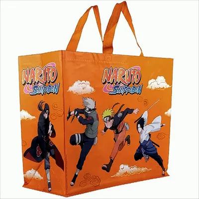 Produktbild von Konix Naruto KX SAC CABAS ORANGE, Stoffbeutel, Orange, Polyethylenterephthalat, Recycelbarer Kunststoff, Abbildung, Naruto, 450 mm