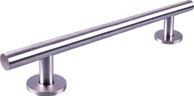 Productafbeelding van Aidapt RVS rechte handgreep - Geborstelde afwerking 62 cm - Zilver