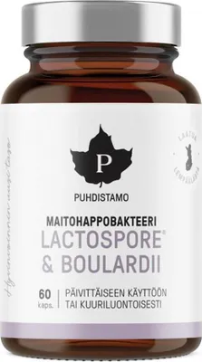 Obrázek produktu pro Lactic Acid Bacteria Boulardii 60 kapslí (Probiotika LactoSpore a Lynside)