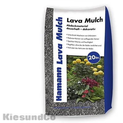 Produktbild von Hamann Mercatus Lavamulch anthrazit 8-16 mm 20 L