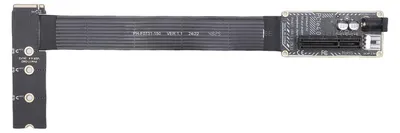 Image de Adaptateur de rallonge PCIe 4.0 x4 vers M.2 M Key Adaptateur PCIe 64 Gbps vers M.2 pour emplacements NVMe 2230, 2242, 2260 et 2280