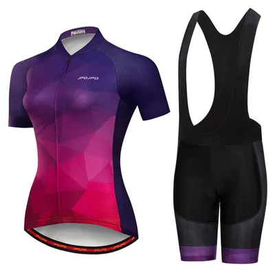 Obrázok produktu pre Dámsky cyklistický dres set krátky rukáv, veľkosť M, pre cyklistické výlety