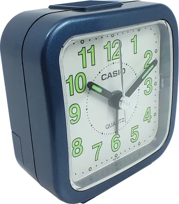 Produktbild von Casio TQ-141-2, Tisch, Analoge Uhr, Quadratisch, Blau, Harz, Akku