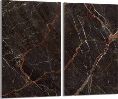 Immagine prodotto di Piastre copriforno 2 pezzi 30x52 Coperchio per piano cottura in vetroVetroceramica, marmo marrone