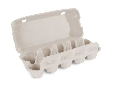 Produktbild von 154x Eierverpackungen für 10 Eier uni weiß . für S M L