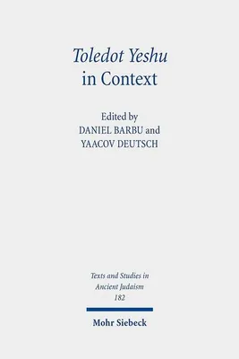 Immagine prodotto di Toledot Yeshu in Context