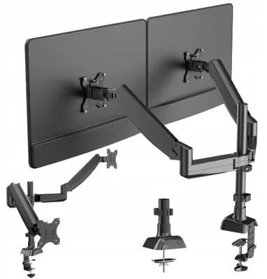 Produktbild von TAMDEL ETX-PS160 Tischhalterung für 2 Monitore Gasdruckfeder Ergonomisch