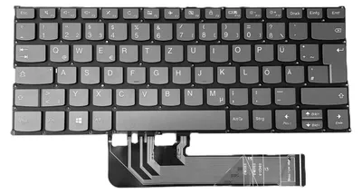 Image de FRANÇAIS - Clavier rétroéclairé compatible avec le LENOVO Yoga 530-14IKB (81EK00G6MZ)