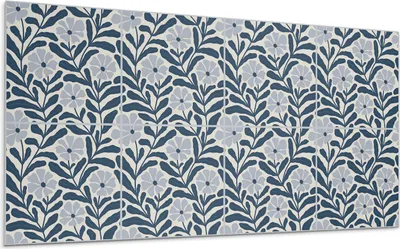 Produktbild von Blumenpflanzenmuster – Selbstklebende Fliesen – Wandverkleidung – Wandpaneel – PVC Fliesen – Vinylflisen – PCV Flisen – Selbstklebend – Wanddeko – 120 x 60 cm