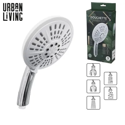 Produktbild von Urban Living Luxus 5-Strahl Duschkopf Handbrause Hand-Brause 44015