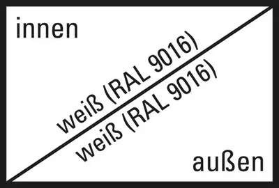 Produktbild von ARON Basic+ Terrassentür Kunststoff 1 Flügelig (Dreh-Kipp) 95x195 cm RAL 9016 verkehrsweiß DIN Links (Förderfähig)