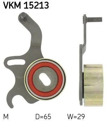 Produktbild von SKF VKM 15213 Spannrolle Zahnriemen für OPEL Corsa B Schrägheck (S93) Astra F CC (T92) Astra F Caravan (T92) Vectra A Limousine (J89)