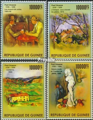 Produktbild von Briefmarken Guinea 2015 Mi 11303-11306 (kompl. Ausgabe) postfrisch Paul Cézanne