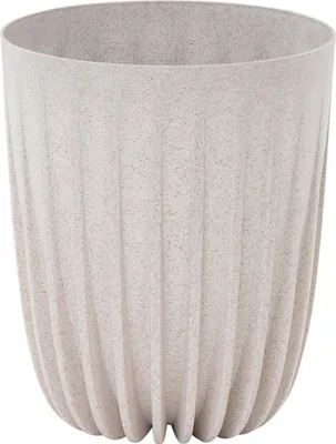 Produktbild von Pflanzgefäß PALMA creme 25 cm Kunststoff/Holz, 25 x 25 x 29,7 cm