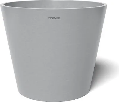 Immagine prodotto di POTS&MORE Pflanztopf Conico 30, ø 31 cm runde Form Hellgrau Höhe 25,6 cm