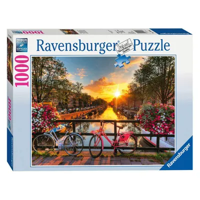 Image de Ravensburger Puzzle -Vélo à Amsterdam, 1000pcs.