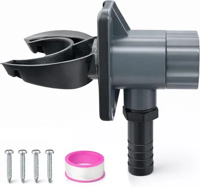 Produktbild von Regenwassersammler 70-110 mm, robustes PVC, für Garten