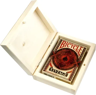 Produktbild von Spielkarten BICYCLE VINTIGE 1 TALIA in Holzkiste