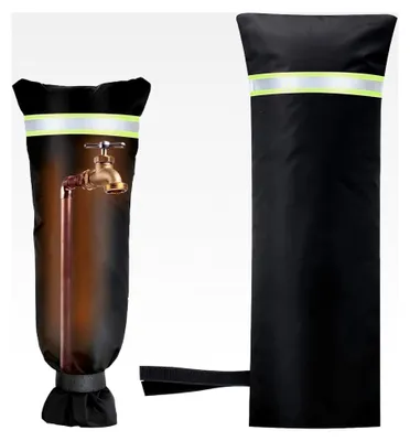 Produktbild von Wasserhahnschutz für den Winter, Abdeckung für Außenwasserhahn, Frostschutz für Garten, XL (1, XL)
