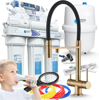 Obrázek produktu pro Filtrační systém na vodu RO7 HighFlex, reverzní osmóza 7 stupňů, mineralizace a ionizace, 75 GPD, pod dřez