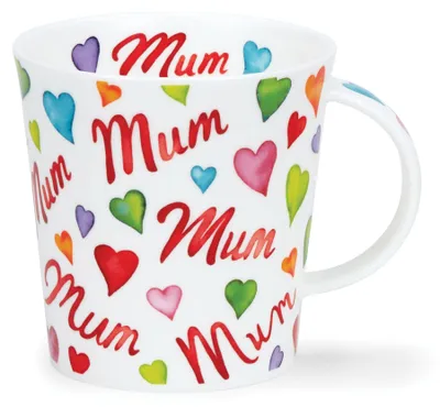 Produktbild von DUNOON Becher Cairngorm Mum Mutter 0,48l Fine Bone China Porzellan 480 ml Tasse