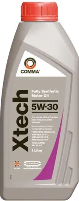 Produktbild von COMMA Xtech für 5W-30 1 Liter Motoröl Motorenöl Synthetisch WSS-M2C913-A WSS-M2C913-B WSS-M2C913-C WSS-M2C913-D STJLR.03.5003 Öl