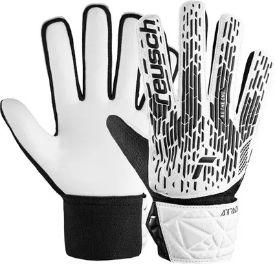 Image de Reusch Attrakt Starter Solid Junior Gants de gardien de but enfants blanc noir taille 4