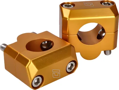 Image de Kit de fixation pour guidon Doppler 22mm à 28,6mm or