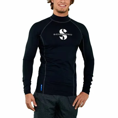 Produktbild von Scubapro Upf 80 T Flex Langarm-rash Guard Schwarz L Mann Schwarz L