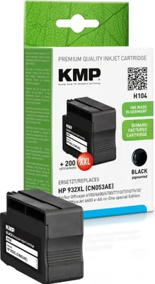 Image de KMP H104 - Cartuccia inchiostro nero - Compatibile HP 932XL
