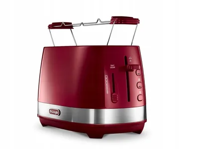 Obrázek produktu pro De’Longhi Active Line CTLA2103.R, 2 krajíců, Červená, Plast, Knoflíky, 900 W, 220 - 240 V