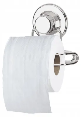 Obrázek produktu pro Držák toaletního papíru SEPIO, stříbrný, rozměry 13,2 x 8,5 x 13,5 cm