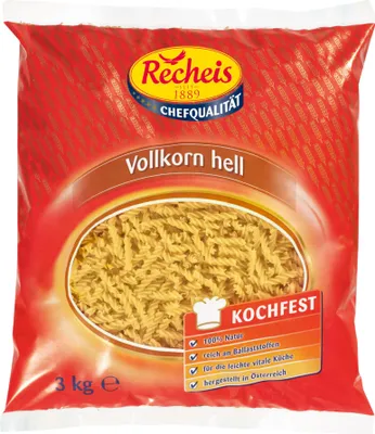 Produktbild von Recheis Vollkornpasta hell Dralli 3000g