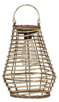 Immagine prodotto di Lanterna solare SMART GARDEN Maris Filamento LED bianco caldo 5 lumen Beige naturale Plastica 27 x 21 cm