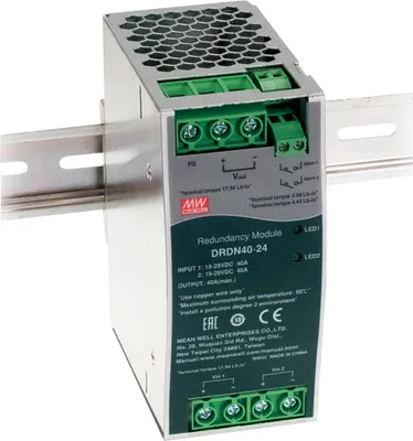 Produktbild von MEANWELL DRDN40-24 - Redundanzmodul 24V/0-40A