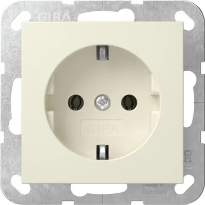 Produktbild von GIRA 418801 SCHUKO System 55 Cremeweiss