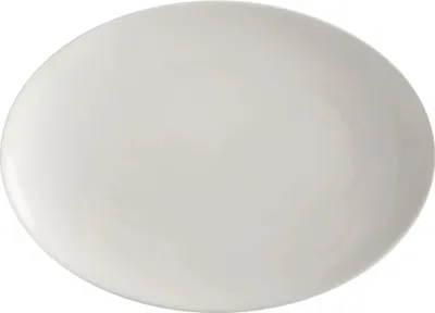 Produktbild von Maxwell & Williams White Basics Platte oval, Servierplatte, Porzellan, Weiß, 30 x 22 cm, AX0394