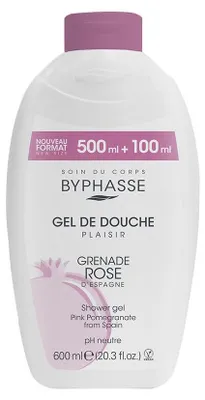 Imagen del producto de Byphasse Plaisir Gel De Ducha Granada Rosa 600ml