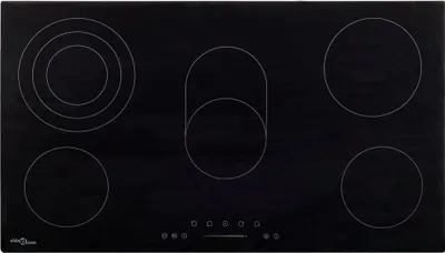 Image de Plaque de cuisson Céramique 5 brûleurs Contrôle tactile 8500 W