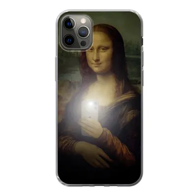 Produktbild von MuchoWow® Handyhülle Schutzhülle Hülle für iPhone 13 Pro Max Mona Lisa - Da Vinci - Telefon Silikon Softcase Handy Hülle - Mobiltelefon
