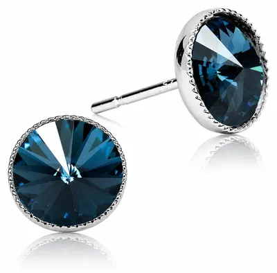 Produktbild von LUISIA® Solitär Ohrstecker "Joy" mit Kristallen von Swarovski® | Montana