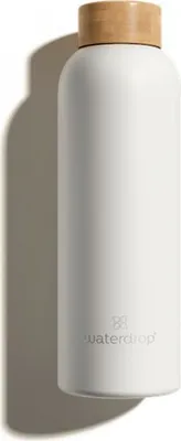 Produktbild von Edelstahl-Flasche, weiß, matt, 600 ml