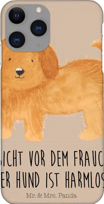 Produktbild von Mr. & Mrs. Panda Iphone 11 Pro Handyhülle Hund Flauschig - Hundeglück - Geschenk, Hunde, Hundeliebe, Witzig, Vierbeiner, Handy Case, Premium Kunststoff, Sprüche