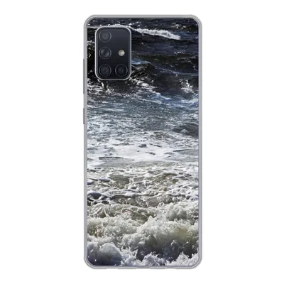 Produktbild von MuchoWow® Handyhülle Schutzhülle Hülle für Samsung Galaxy A51 5G Nordsee - Wasser - Wellen Silikon Softcase Handy Hülle - Abbildung