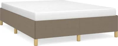 Obrázek produktu pro vidaXL Rám postele bez matrace Taupe 140x200 cm látka