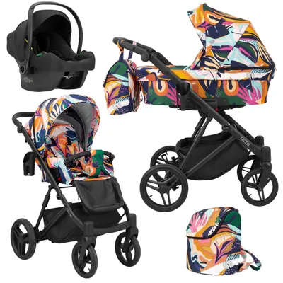 Produktbild von Kinderwagen Kunert Lazzio 3in1 – Farbe: Bunt
