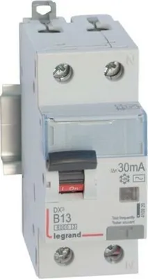 Zdjęcie produktu dla Legrand FI/LS B13A 1P+N 6KA 30MA AC (410920 DX3)