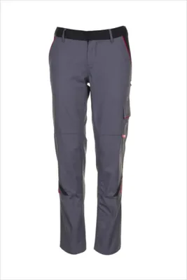 Produktbild von Planam Bundhose Highline Damen Gr. 36 schiefer/schwarz/rot